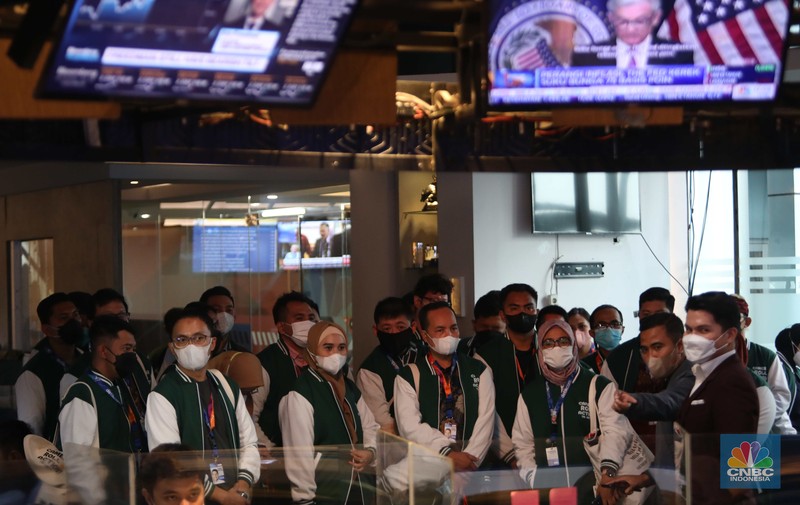 Chairman CT Corp Chairul Tanjung di acara Tanda Syukur 60th si Anak Singkong. Acara itu digelar dalam rangkaian program Tanda Syukur memperingati ulang tahun ke-60 Chairul Tanjung. (CNBC Indonesia/Muhammad Sabki)