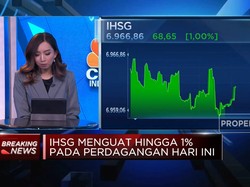 The Fed Naikkan Suku Bunga, IHSG Menguat Hingga 1%