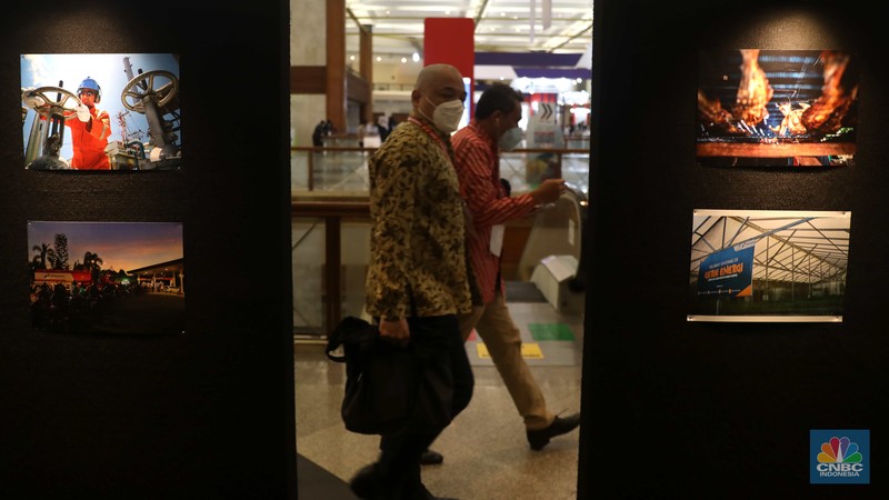 UMKM hasil binaan dari berbagai Industri Migas yang ikut di acara Forum Kapasitas Nasional II 2022 di Jakarta, Kamis, (28/7/2022). (CNBC Indonesia/Muhammad Sabki) UMKM hasil binaan dari berbagai Industri Migas yang ikut di acara Forum Kapasitas Nasional II 2022 di Jakarta, Kamis, (28/7/2022). (CNBC Indonesia/Muhammad Sabki)