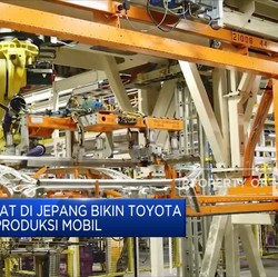 Hujan Lebat di Jepang Bikin Toyota Pangkas Produksi Mobil