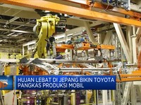Hujan Lebat di Jepang Bikin Toyota Pangkas Produksi Mobil