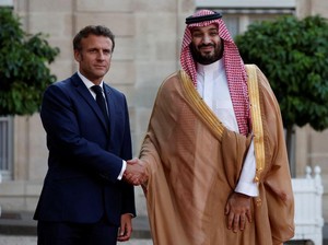 MBS dan Macron Bahas Resolusi untuk Palestina Jelang Sidang Umum PBB