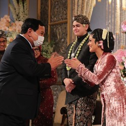 Putra Prabowo Jadi Perancang Busana Pengantin Putri Anies