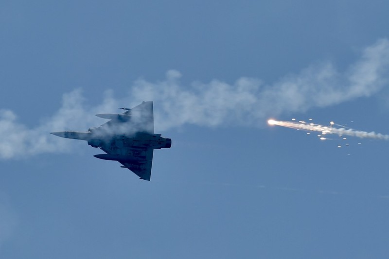 Pasukan militer China menggelar latihan menembak di perairan Taiwan pada Sabtu (30/7) di lepas pulau Pingtan di Provinsi Fujian. (AFP/SAM YEH) Pasukan militer China menggelar latihan menembak di perairan Taiwan pada Sabtu (30/7) di lepas pulau Pingtan di Provinsi Fujian. (AFP/SAM YEH)