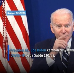 Joe Biden Positif Covid-19 untuk Kedua Kalinya