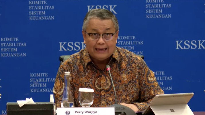 Gubernur Bank Indonesia Perry Warjiyo dalam Acara Konferensi Pers: Hasil Rapat Berkala III KSSK 2022 (Tangkapan Layar Youtube Kementerian Keuangan RI) Gubernur Bank Indonesia Perry Warjiyo dalam Acara Konferensi Pers: Hasil Rapat Berkala III KSSK 2022 (Tangkapan Layar Youtube Kementerian Keuangan RI)