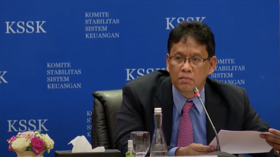 Ketua LPS Purbaya Yudhi Sadewa dalam Acara Konferensi Pers: Hasil Rapat Berkala III KSSK 2022 (Tangkapan Layar Youtube Kementerian Keuangan RI)