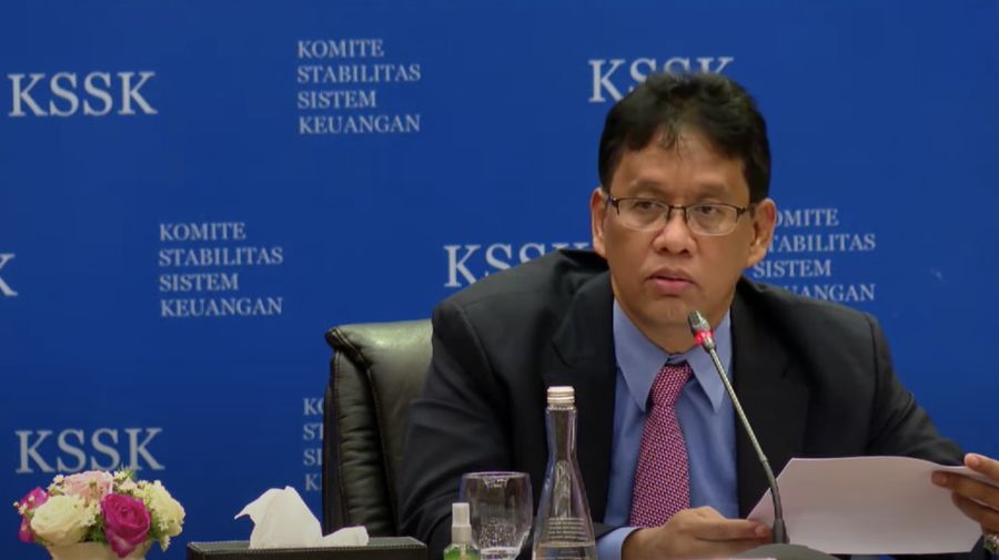Ketua LPS Purbaya Yudhi Sadewa dalam Acara Konferensi Pers: Hasil Rapat Berkala III KSSK 2022 (Tangkapan Layar Youtube Kementerian Keuangan RI)