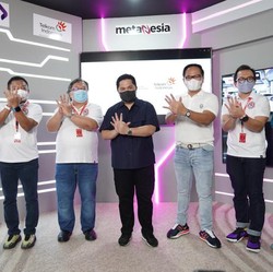 Telkom Luncurkan Metanesia, Erick: Jangan Sampai Tertinggal