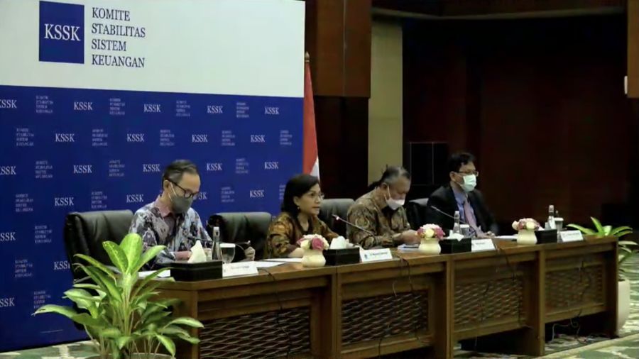 Menteri Keuangan Sri Mulyani memberikan keterangan pers Hasil Rapat Berkala III KSSK 2022 (Tangkapan Layar Youtube Kemenkeu RI)