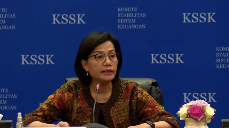 Menteri Keuangan Sri Mulyani memberikan keterangan pers  Hasil Rapat Berkala III KSSK 2022 (Tangkapan Layar Youtube Kemenkeu RI)