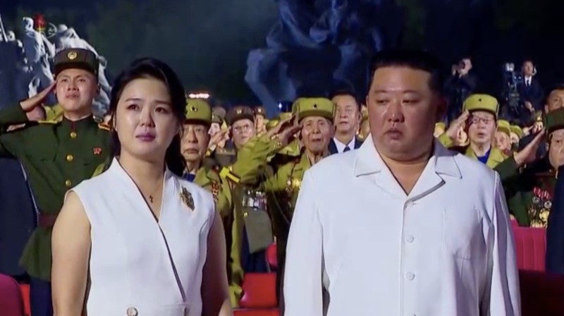 Ri Sol-ju (Tangkapan Layar Reuters TV)