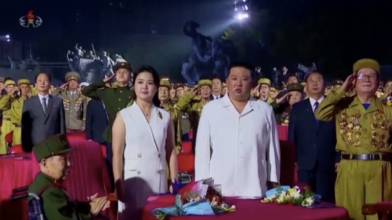 Ri Sol-ju (Tangkapan Layar Reuters TV)