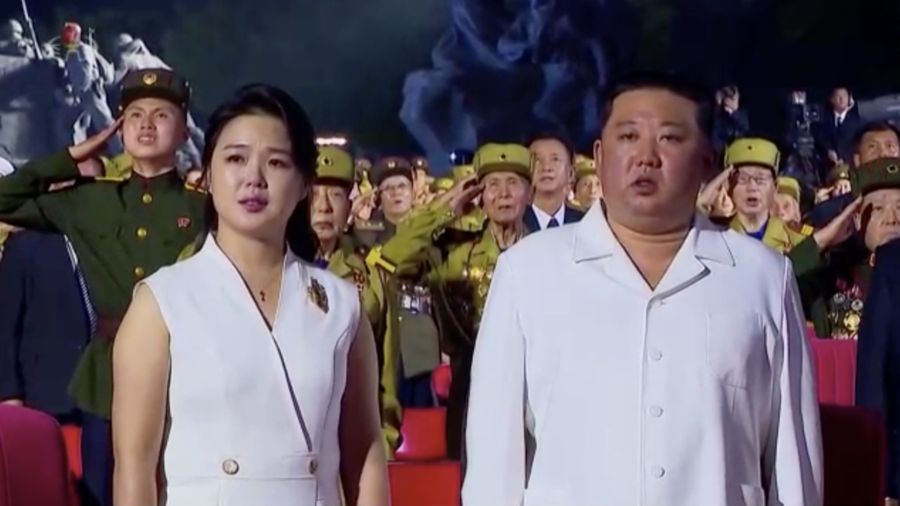 Ri Sol-ju (Tangkapan Layar Reuters TV)