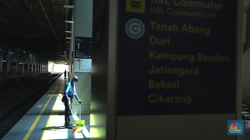 Stasiun BNI City (CNBC Indonesia/Tri Susilo)