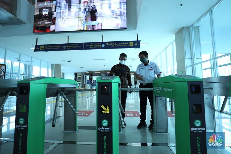 Stasiun BNI City (CNBC Indonesia/Tri Susilo)