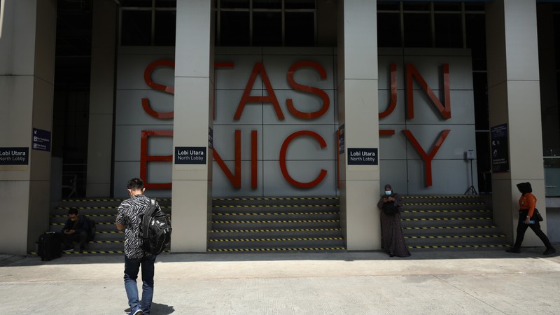 Stasiun BNI City (CNBC Indonesia/Tri Susilo)