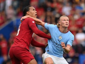 Liverpool Vs Man City: Haaland Mau Uji Diri Lawan Van Dijk
