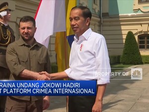 Ukraina Undang Jokowi ke KTT Platform Crimea Internasional