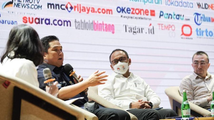 Menteri BUMN Erick Thohir  (Dokumentasi AMSI DKI Jakarta)
