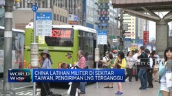 China Latihan Militer, Pengiriman LNG Terganggu