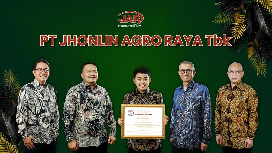 Listing perdana PT Jhonlin Agro Raya Tbk (JARR). (Dok. ist)