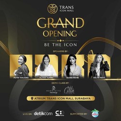 Trans Icon Mall Surabaya Dibuka, Banjir Diskon & Parkir Rp 1