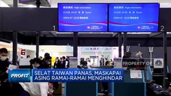 Selat Taiwan Panas, Maskapai Asing Ramai-Ramai Menghindar
