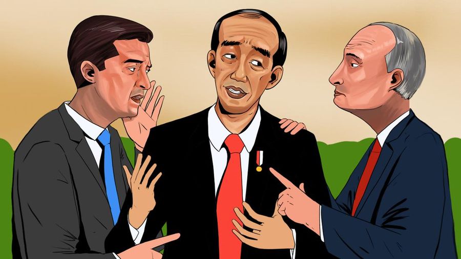 Infografis, Ada Kabar Tak Enak di Pertemuan Jokowi, Putin, Zalensky