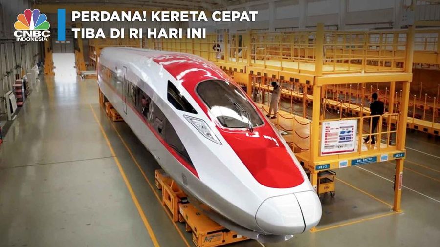 Perdana! Kereta Cepat Tiba di RI Hari Ini