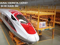 Perdana! Kereta Cepat Tiba di RI Hari Ini
