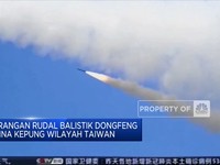 Tambah Tegang! China Tembakan Rudal Dongfeng Dekat Taiwan
