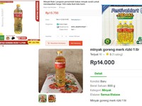 Di Marketplace, Migor Pemerintah Ada yang Rp 20.000 per Liter