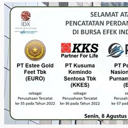 4 Emiten Resmi Melantai di Bursa Hari Ini, Kompak Melesat!
