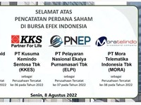 4 Emiten Resmi Melantai di Bursa Hari Ini, Kompak Melesat!