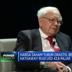 Harga Saham Turun Drastis, Berkshire Hathaway Rugi USD 43,8 M