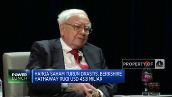 Harga Saham Turun Drastis, Berkshire Hathaway Rugi USD 43,8 M