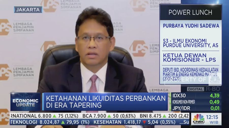 Ketua Dewan Komisioner LPS, Purbaya Yudhi Sadewa