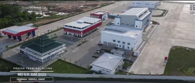 Presiden Joko Widodo meresmikan pembangunan Terminal Kijing Pelabuhan Pontianak yang terletak di Kabupaten Mempawah, Provinsi Kalimantan Barat, pada Selasa (9/8/2022).  (Foto: Laily Rachev - Biro Pers Sekretariat Presiden)
