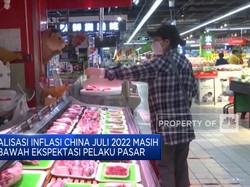 Inflasi China Melonjak Lagi, Tembus 2,7% di Juli