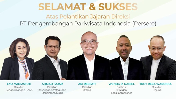 Pelantikan Jajaran Direksi PT Pengembangan Pariwisata Indonesia (Persero), (Dok. BUMN)