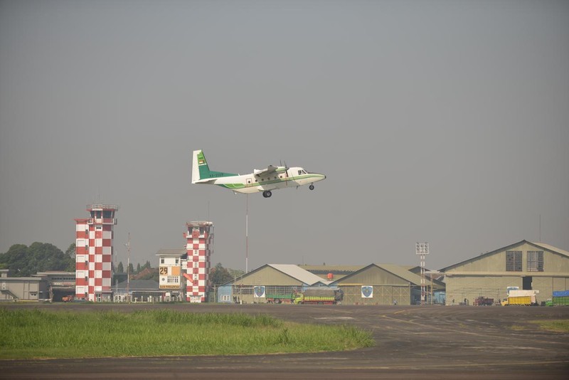 Pesawat terbang NC212i. Pesawat terbang NC212i. (Dok. PTDI)