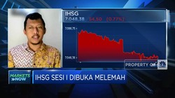 Dibuka di Zona Merah, Reli 7 Hari IHSG Patah