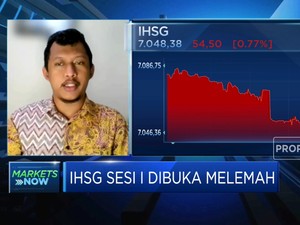 Dibuka di Zona Merah, Reli 7 Hari  IHSG Patah