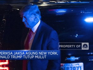 Diperiksa Jaksa Agung New York, Donald Trump Tutup Mulut