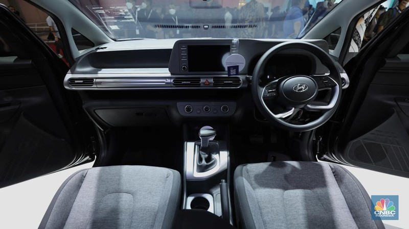 Hyundai Stargazer saat gelaran GIIAS 2022 di Indonesia Convention Exhibition (ICE)- BSD, Tangerang, Banten, Kamis (11/8/2022). (վ/ Tri Susilo)
