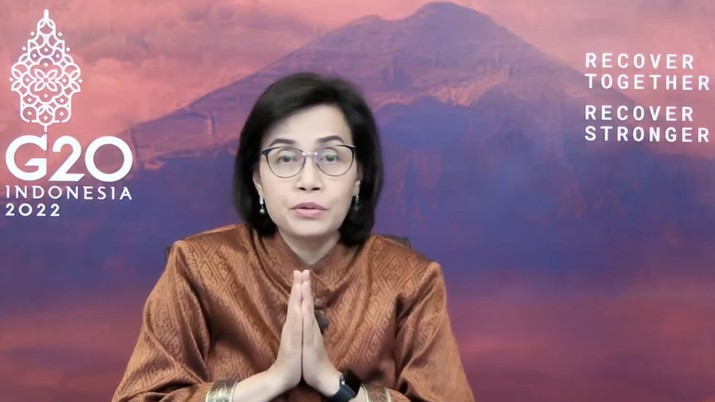 Menteri Keuangan Sri Mulyani Saat Konferensi Pers: APBN KITA Agustus 2022. Menteri Keuangan Sri Mulyani Saat Konferensi Pers: APBN KITA Agustus 2022. (Tangkapan Layar Youtueb Kemenkeu)