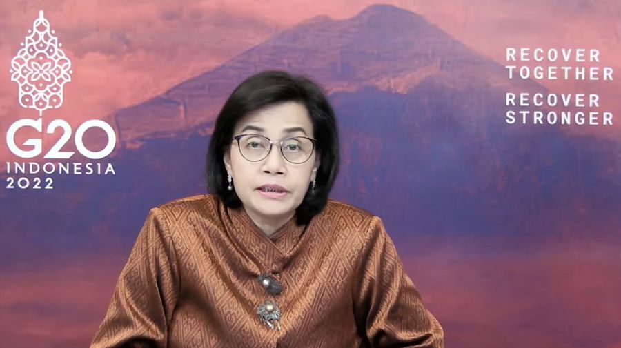 Menteri Keuangan Sri Mulyani Saat Konferensi Pers: APBN KITA Agustus 2022. (Tangkapan Layar Youtueb Kemenkeu)