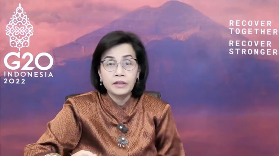 Menteri Keuangan Sri Mulyani Saat Konferensi Pers: APBN KITA Agustus 2022. (Tangkapan Layar Youtueb Kemenkeu)