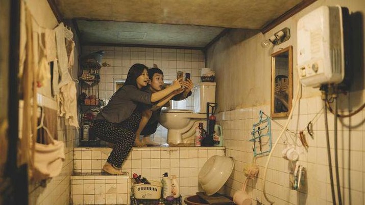 Rumah bawah tanah di film Parasite.  (Dok. CJ Entertainment/Korean Film Council)